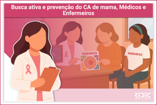 Busca ativa e prevenção do câncer de mama, Médicos e Enfermeiros